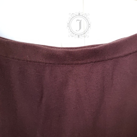 Pierre Cardin II Options Brown Sweater Skirt - Picture 5 of 6